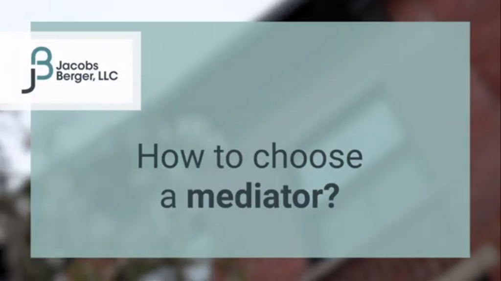 How to choose a mediator