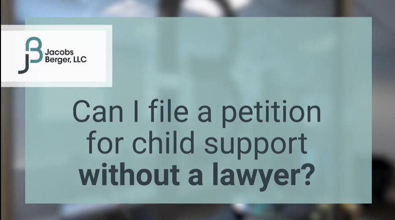Can I File a Petition for Child Support without a Lawyer?